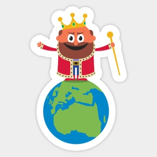 King of the World Sticker